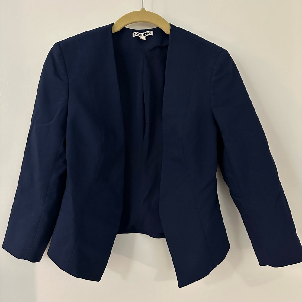 Express cropped blazer